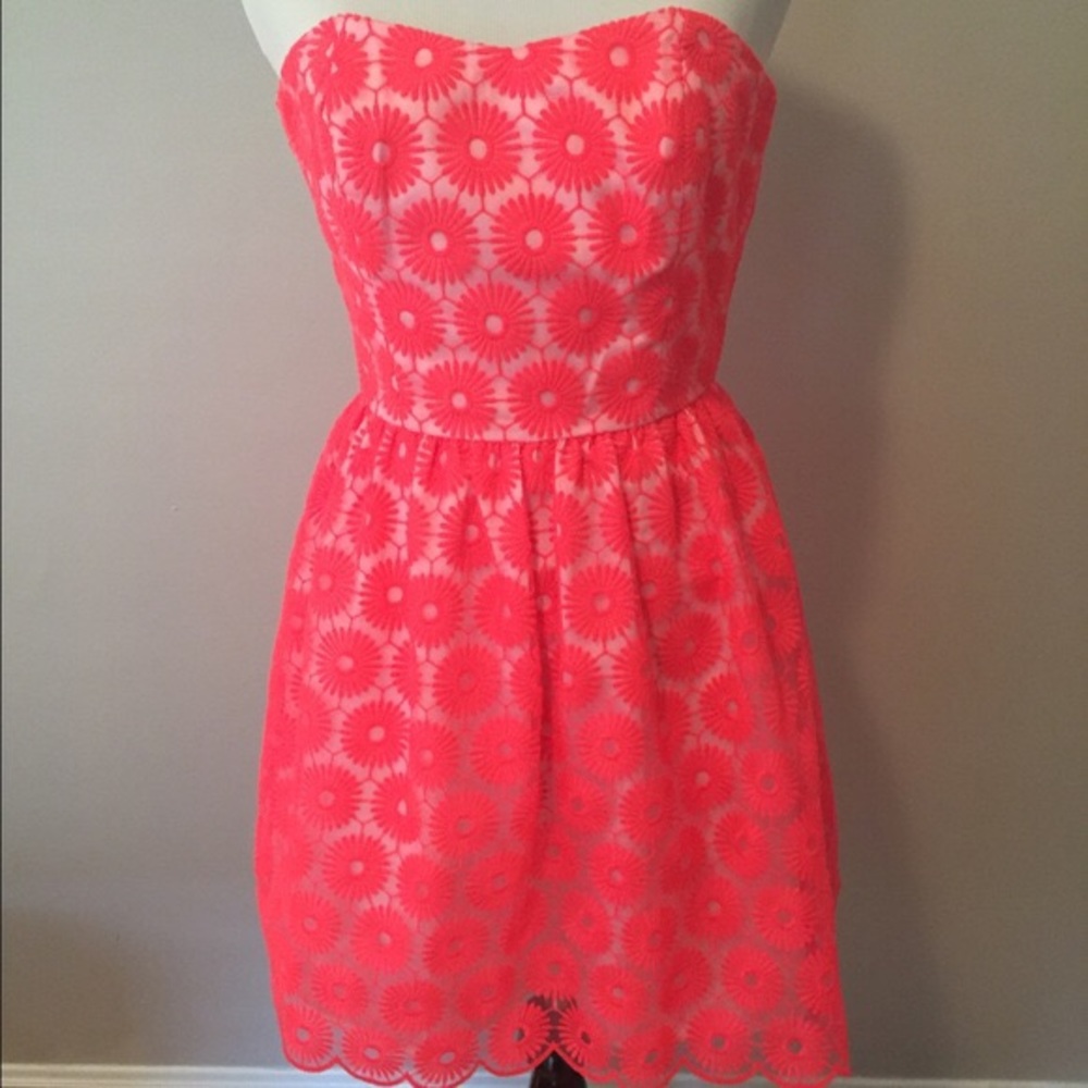 Lilly Pulitzer Fiesta Pink with Pearls